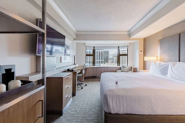 코스트 시애틀 다운타운 호텔 바이 APA-룸, 킹사이즈침대 1개, 클럽 라운지 이용, 시내 전망-2