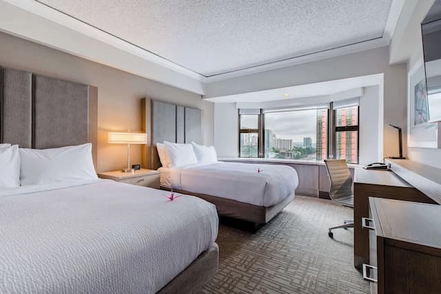 코스트 시애틀 다운타운 호텔 바이 APA-룸, 더블침대 2개-2