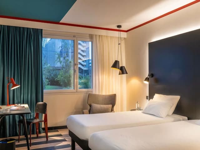 イビス スタイルズ バルセロナ サン ジョアン デスピ-スタンダード ルーム シングルベッド 2 台-3