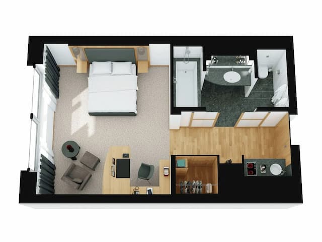 The Mandala Berlin, a Member of Design Hotel-开间 (City)-4