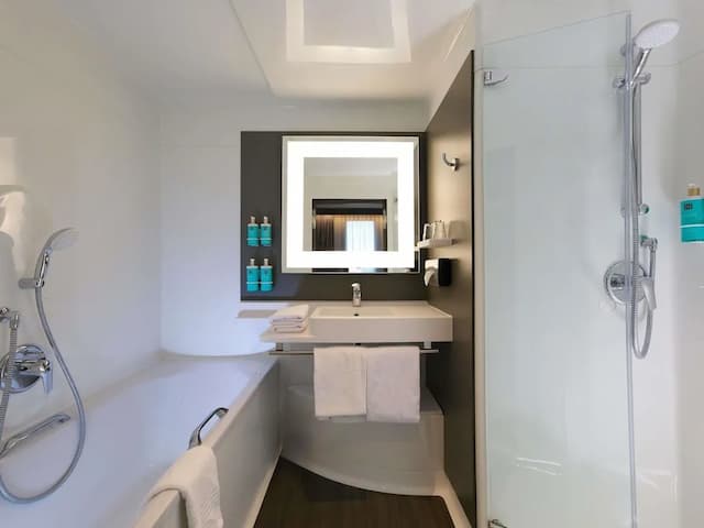 노보텔 스위트 베를린 시티 포츠다머 플라츠-스탠다드 스위트, 더블침대 1개 및 소파베드, 간이주방-1