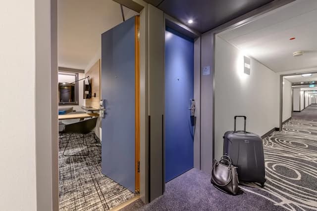 노보텔 스위트 베를린 시티 포츠다머 플라츠-스탠다드 스위트, 더블침대 1개 및 소파베드, 장애인 지원, 간이주방-1