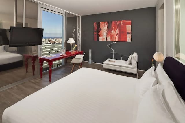 Melia Barcelona Sky-Premium Room, Sea View ((3AD))-9