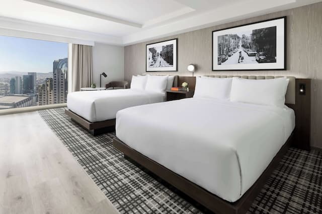 ハイアット リージェンシー サンフランシスコ ダウンタウン ソマ-ルーム クイーンベッド 2 台 シティビュー-7