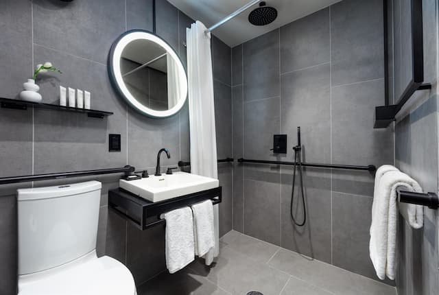 The Time New York, part of JdV by Hyatt-华丽客房, 1 张特大床, 无障碍 (Roll-In Shower)-9