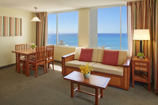 Pacific Monarch Hotel-Suite, 1 Bedroom, Ocean View (2 Twin Beds)-1