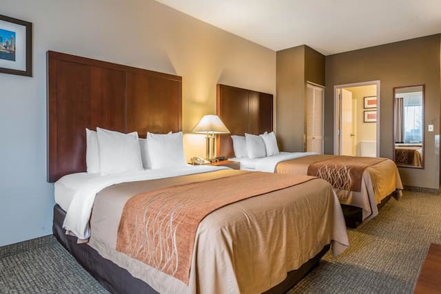 컴포트 인 & 스위트 시애틀 노스-스탠다드룸, 퀸사이즈침대 2개, 금연-4