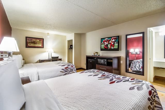 레드 루프 인 휴스턴 이스트 – I-10-디럭스룸, 더블침대 2개, 금연-4