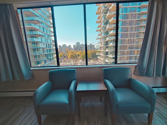 ディヴィヤ・スートラ・スイーツ オン ロブソン ダウンタウン バンクーバー-アパートメント ダブルベッド 2 台 シティビュー-2