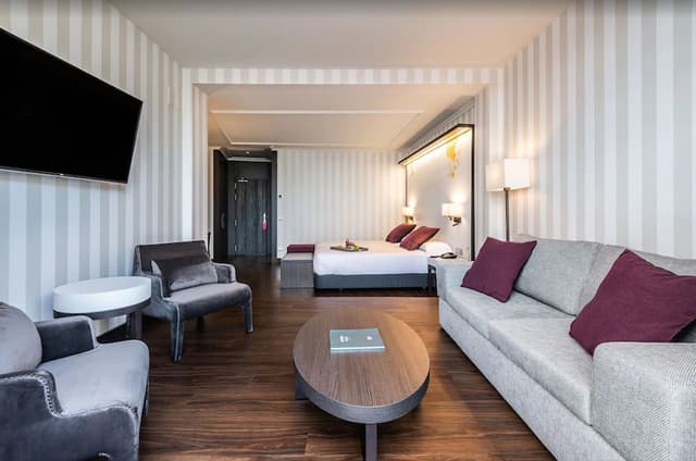 인텔리어 팔라시오 데 산 마르틴 호텔-주니어 스위트, 퀸사이즈침대 1개, 발코니 (Deluxe)-1