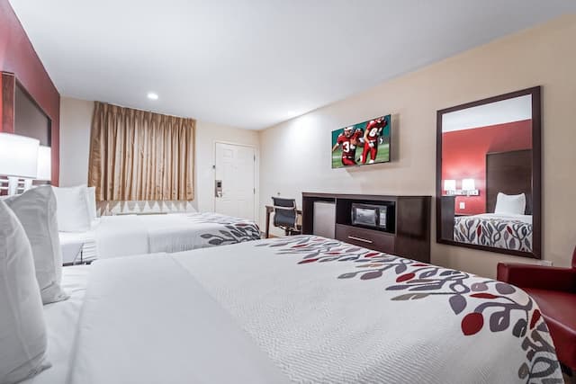 레드 루프 인 휴스턴 – 스프링 노스-디럭스룸, 퀸사이즈침대 2개, 금연-3