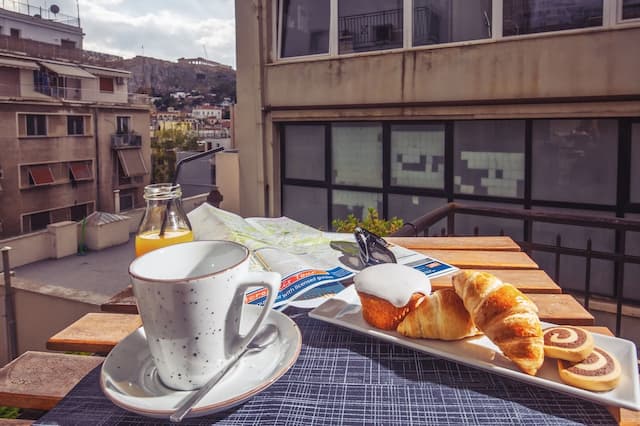 스위트 홈 호텔-더블룸 (Partial Acropolis View)-7