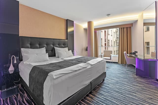 Dancing House hotel - Tančící dům-标准双人房, 庭院景观-8