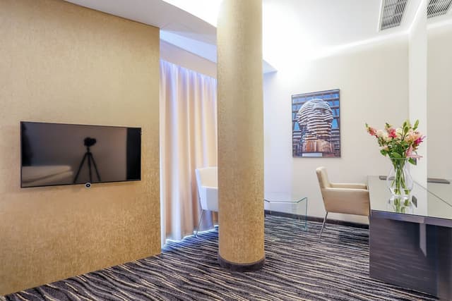 Dancing House hotel - Tančící dům-标准双人房, 庭院景观-4