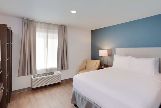 우드스프링 스위트 휴스턴 노스웨스트-룸, 퀸사이즈침대 1개, 장애인 지원, 금연 (Roll-in Shower)-3