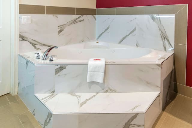 이코노 로지 인 & 스위트 휴스턴 윌로우브룩-스위트, 킹사이즈침대 1개 및 소파베드, 금연, 분사식 욕조-4