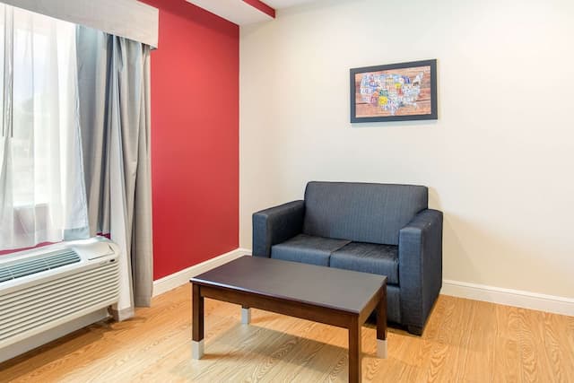 이코노 로지 인 & 스위트 휴스턴 윌로우브룩-스위트, 킹사이즈침대 1개 및 소파베드, 금연, 분사식 욕조-5