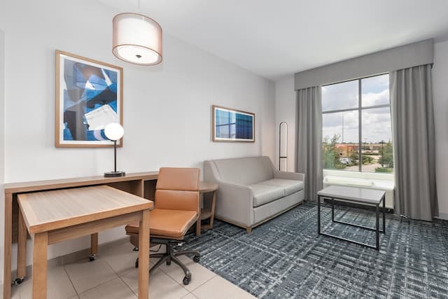 ホームウッド スイーツ バイ ヒルトン ヒューストン メモリアル-スタジオ キングベッド 1 台 バリアフリー 浴槽-3