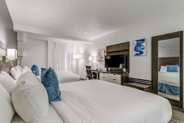 EST 호텔-스튜디오, 퀸사이즈침대 2개-4