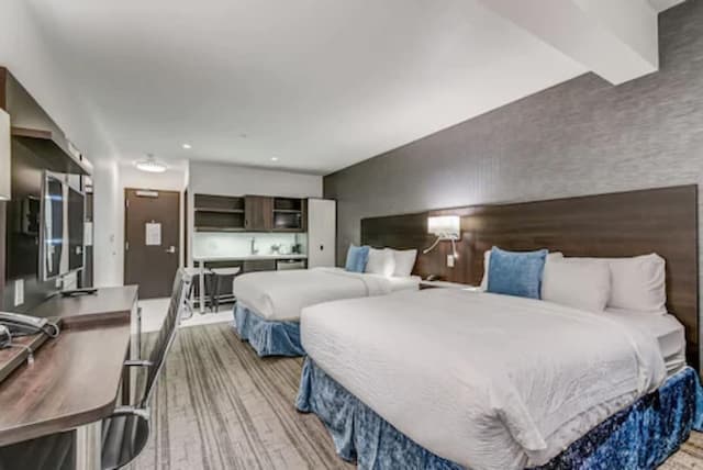 EST 호텔-스튜디오, 퀸사이즈침대 2개-1