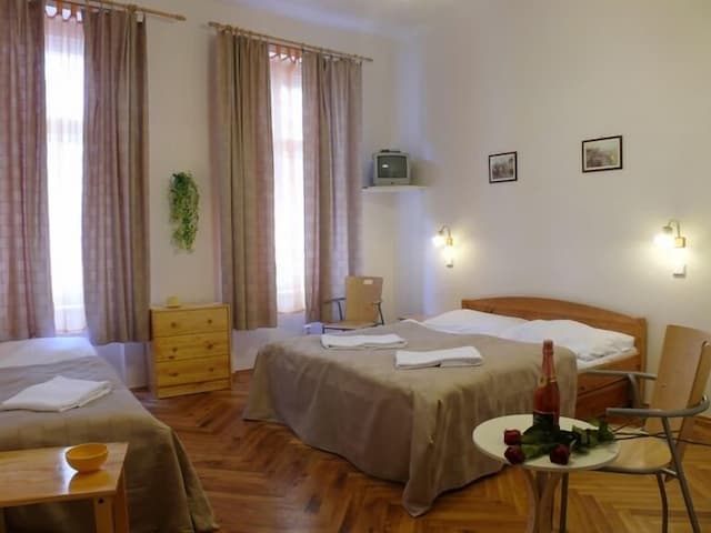 Pension Prague City-Quadruple Room-3