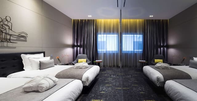 art'otel Amsterdam powered by Radisson Hotels-客房, 2 张单人床 (Art)-3