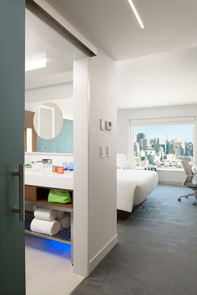 루마 호텔 샌프란시스코-프리미어룸, 킹사이즈침대 1개, 시내 전망 (Tub ADA - No Hidden Fees)-8