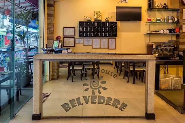 게스트 룸의 방 - 게스트하우스 & 레스토랑 벨베데레 - 해변 근처에 에어컨이 있는 중앙 트리플 룸-19