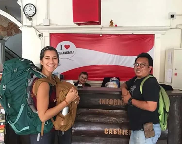 Check-in/check-out kiosk