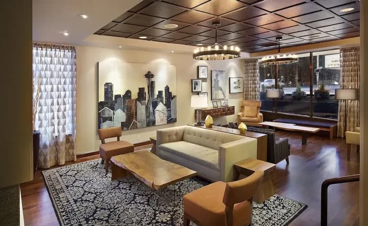 Lobby sitting area
