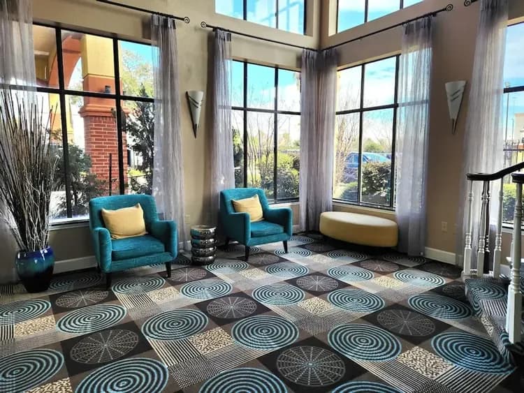 Lobby sitting area