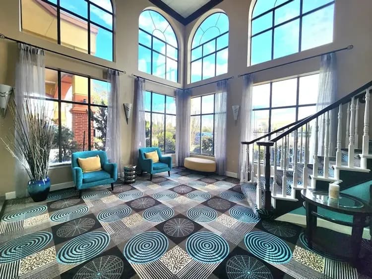 Lobby sitting area