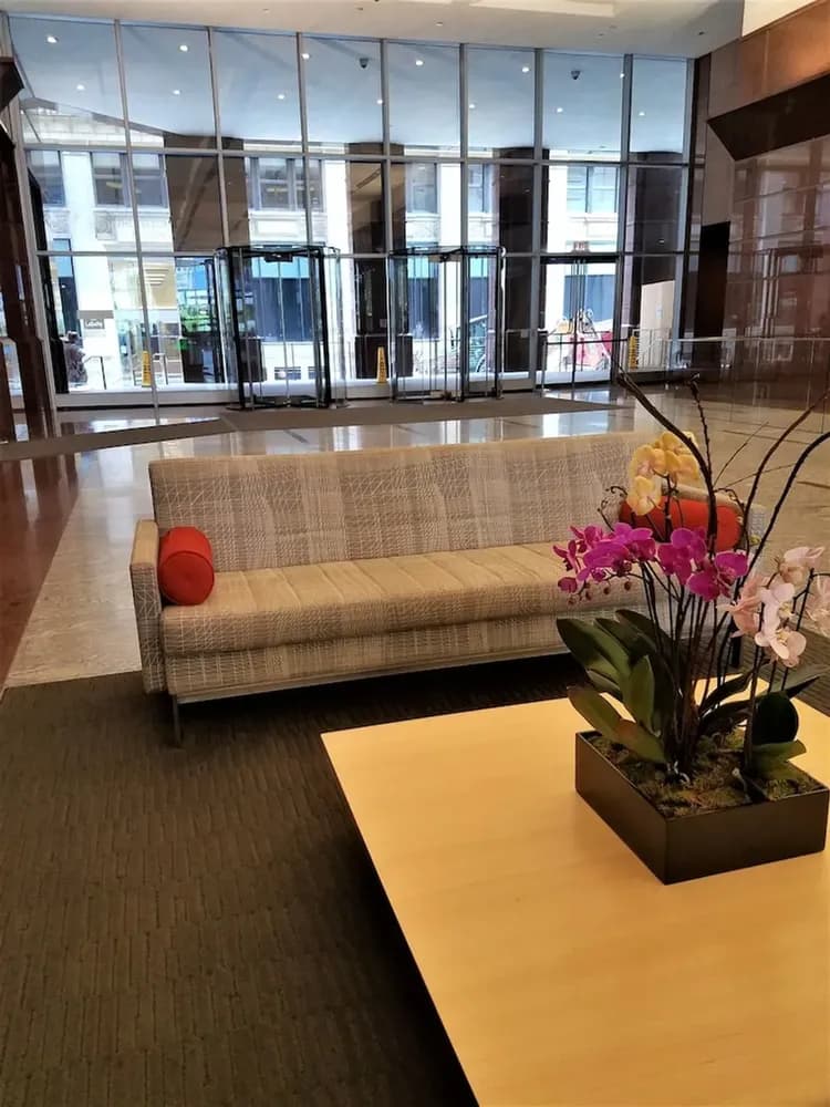 Lobby sitting area