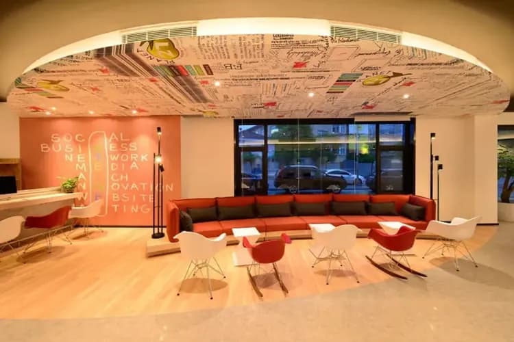 Lobby sitting area