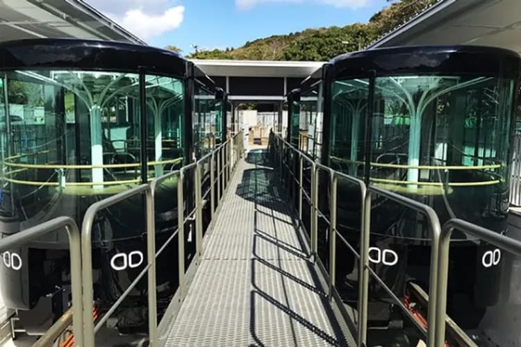 擷取自稲佐山公園官網-稻佐山斜坡車(約8分鐘)