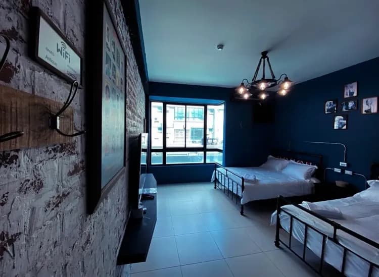 l墾丁包棟民宿lantique恆春古城工業風四臥室10人包棟IG I電動麻將l k歌l烤肉l德州撲克桌遊I步行車站三分鐘2025新開幕lline Id Kenting-timehouse-13