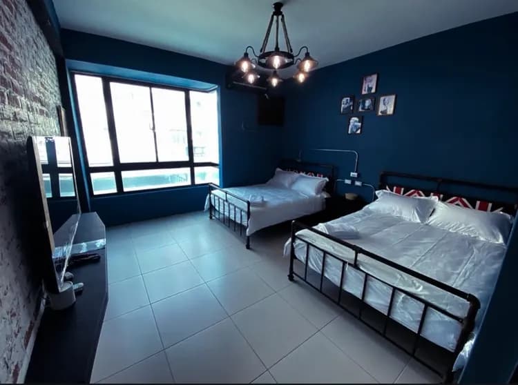 l墾丁包棟民宿lantique恆春古城工業風四臥室10人包棟IG I電動麻將l k歌l烤肉l德州撲克桌遊I步行車站三分鐘2025新開幕lline Id Kenting-timehouse-9