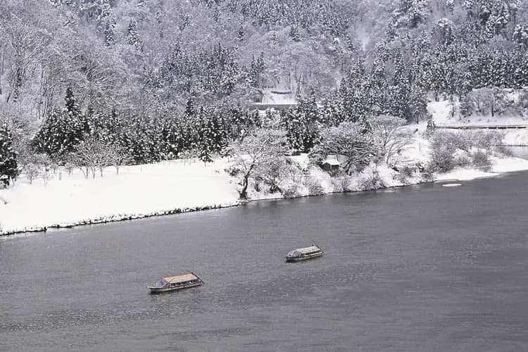 最上川(觀光局提供)-最上川雪見舟