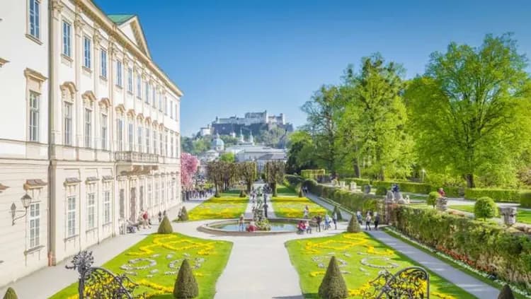 薩爾茲堡 米拉貝爾花園 春景