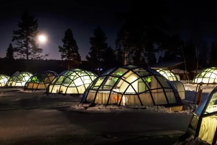 Kakslauttanen Arctic Resort(授權官網使用)-玻璃極光屋