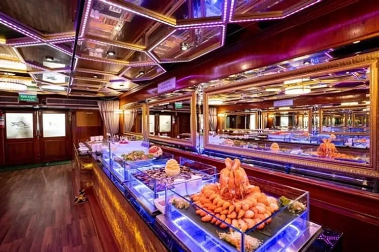 ALL STAR全明星夜遊輪(海鮮自助餐+人妖公主表演+啤酒飲料暢飲)