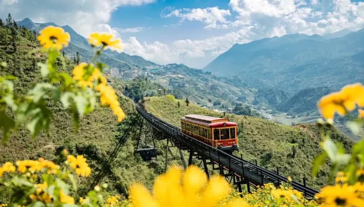 沙壩登山小火車