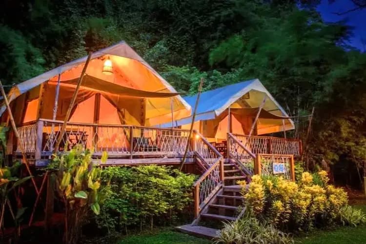 北碧帳篷酒店(乙晚;一泊二食)