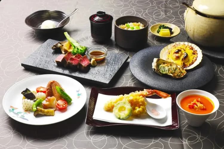 黑毛和牛+海鮮鐵板燒套餐