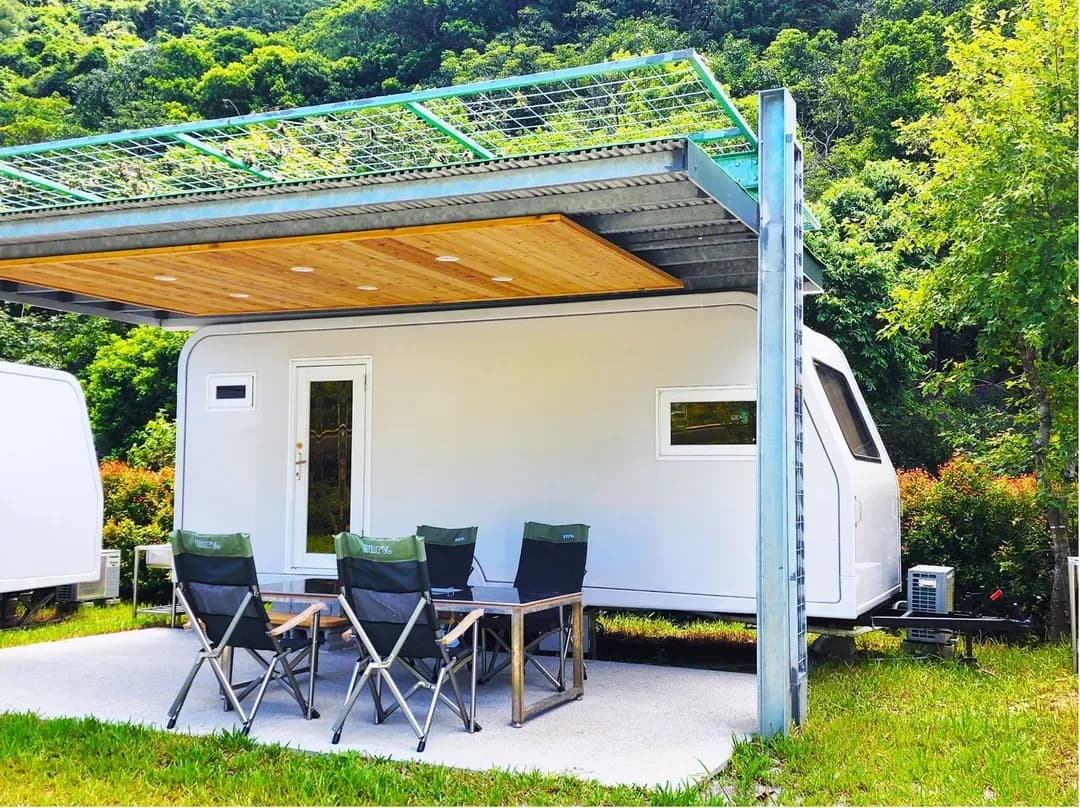 新北市-亮山川景觀休閒園區 | 一泊三食、專屬用餐空間、獨立空調設施