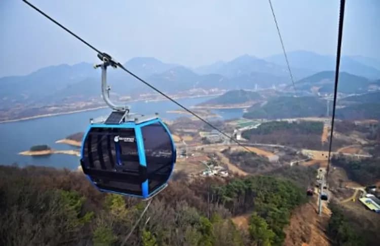 清風湖畔櫻花節(纜車)