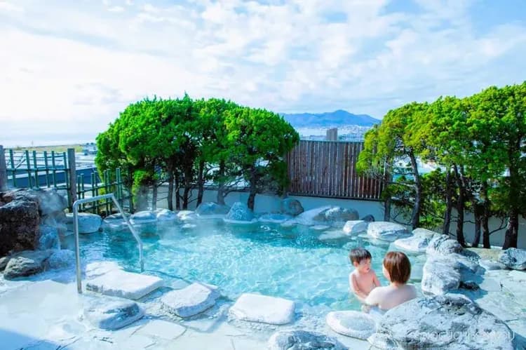 写真提供:NOGUCHI KANKO/禁止轉載-函館:湯之川啄木亭(空中露天風呂)