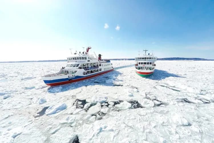 網走流冰船