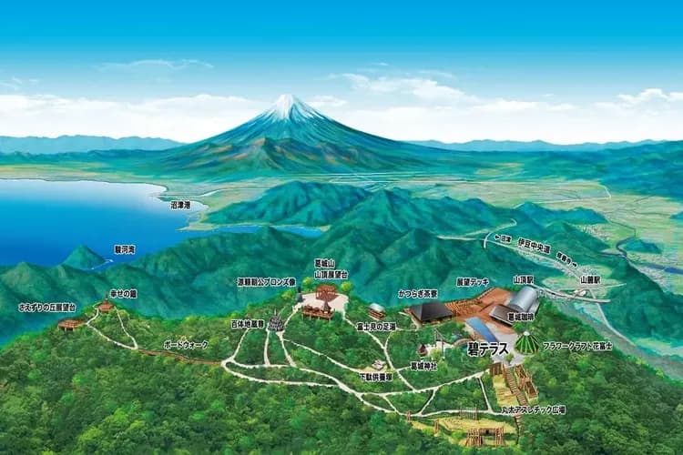 圖片取自伊豆全景公園官網-伊豆之國全景公園(含纜車)