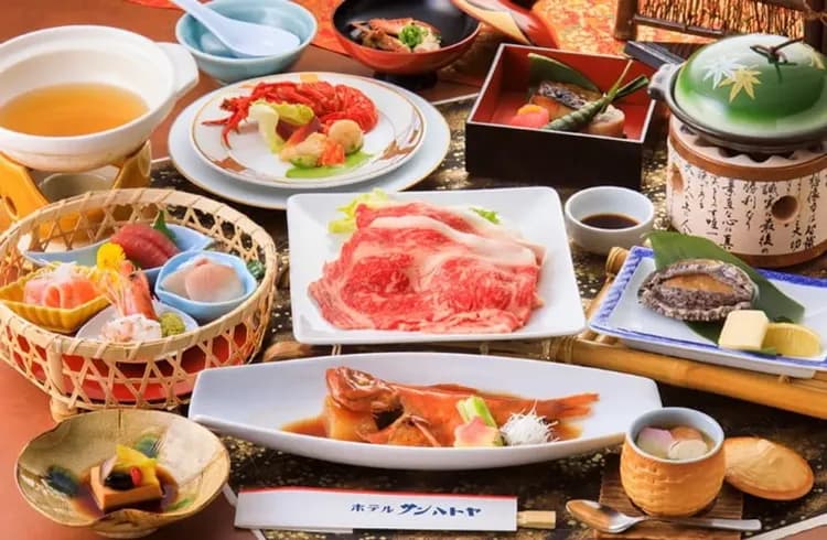 伊豆新鳩屋晚餐+每人鮑魚一顆-伊東溫泉新鳩屋(兩晚)